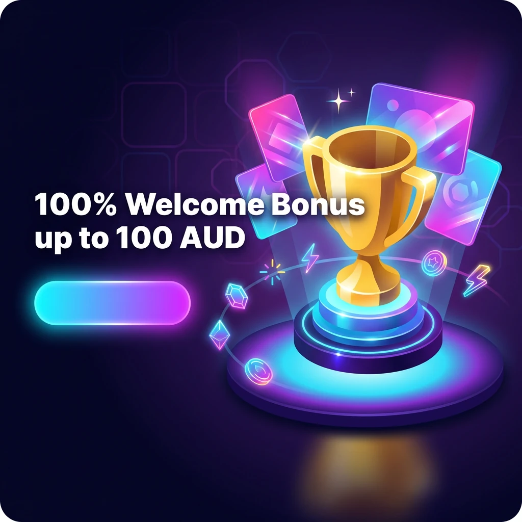 100% Welcome Bonus up to 100 AUD 100% Welcome Bonus up to 100 AUD